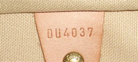 Louis Vuitton Date Code Interpretation 